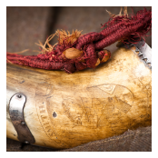 Detail of Captain Charlton Smith’s powder horn