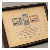 Stamps commemorating the capture of St Lucia