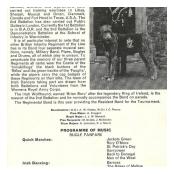 The music programme