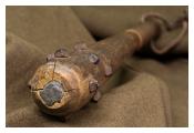 First World War studded, lead filled truncheon