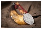 Captain Charlton Smith’s powder horn