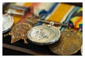 Campaign medals from the First World War Pip Squeak Wilfred
