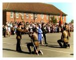 HRH Princess Alice Duchess of Gloucester presents Colours