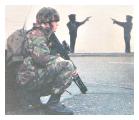 2 R IRISH Op BANNER 1990, on patrol in Newry