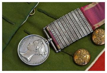 Military General Service medal awarded for service during 1793 to 1814