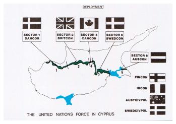 2 R IRISH UNFICYP deployment in Cyprus 1985.