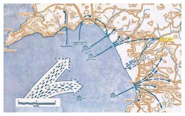 Salerno Landing AVALANCHE Fifth Army