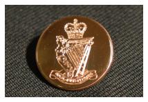 Uniform Blazer Button - Royal Irish Rangers